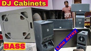 DJ Cabinets Dual 18 Bass, Line Array, Top, Single 18 Bass