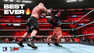 BEST ever finisher ending sequences in WWE 2K! (EPIC)