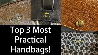 Top 3 Most Practical Handbags! Work Tote, Purse for Errands, and Hands Free Crossbody