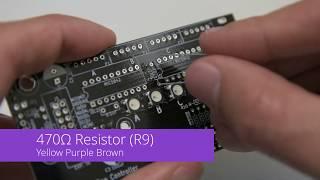 How to assemble the split-flap controller PCB