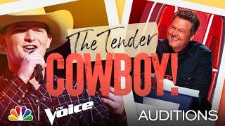 Ethan Lively's So Country on George Strait's "You Look So Good in Love" - Voice Blind Auditions 2021