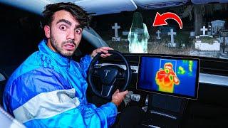 FUI AL CEMENTERIO A BUSCAR  FANTASMAS CON MI AUTO