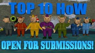 Open for Submissions! Top 10 Hogs of War Plays of the Month!