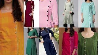 Very very latest fashion trend of side open shirts design ideas/ top designer's kurti