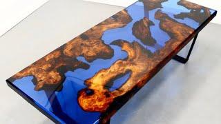 Epoxy Resin River Table MAKING FULL PROCESS 10 IDEAS with epoxy resin WOODworking projects