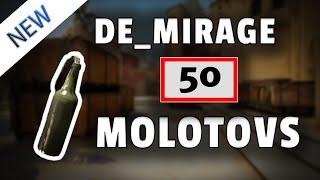 CS:GO - Mirage ALL Molotovs (50 Molotovs) [2020]