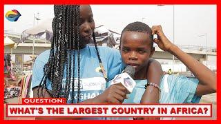 Which country is the LARGEST in AFRICA?| Street Quiz | Funny Videos | Funny African Videos |Comedy|