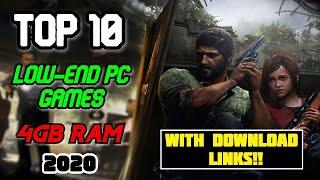 TOP 10 LOW-END PC GAMES(2020) |4GB RAM |NO GRAPHICS CARD |WITH DOWNLOAD LINK!!