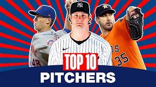 Top 10 Pitchers (Starters and Relievers) MLB Top Players (Gerrit Cole, Justin Verlander + others)