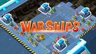 WARSHIPS DESTROYING PLAYERS WITH 4 ENGINE ROOMS IN BOOM BEACH!