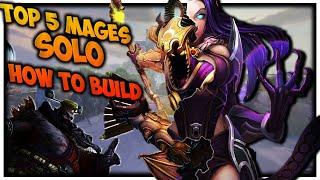 TOP 5 MAGE SOLOS AND THEIR BUILDS!!! (SEASON 7 SMITE META!)