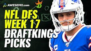 DraftKings NFL DFS Top-5 Picks Week 17 | Daily Fantasy Fantasy Football Lineup Optimizer Picks