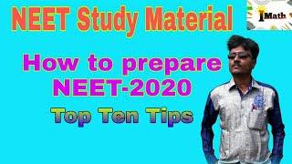 ||Top 10 tips to prepare for Neet-2020||Toppers tips|| Books|| Exam Pattern||