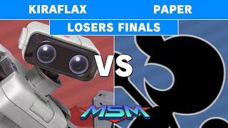 MSM 223 - Kiraflax (ROB) Vs Paper (Game & Watch) Losers Final - Smash Ultimate