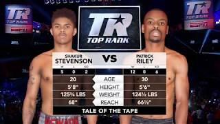 Shakur Stevenson vs Patrick Riley | FREE FIGHT