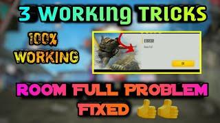 How to fix room full problem in freefire (malayalam)/ Top 3 tricks / Snipe Gamer