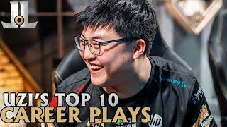 Uzi Top 10 Career Plays | Lolesports