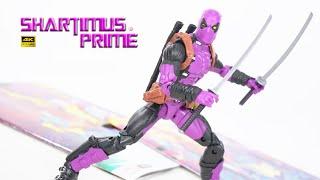 Marvel Unlimited Plus 2020 Subscription Box Marvel Legends Purple Deadpool 4K Action Figure Review