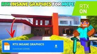 BEST shader for Minecraft pe low end android || RTX insane Graphics shader || MCPE Shader