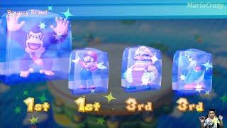 Mario Party 10 Series Maps - Mario vs Wario vs Yoshi vs Donkey Kong (Whimsical Waters) MARIO CRAZY