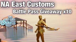 NA East Customs/Fortnite Chapter 2 Season 2 Battle Pass Giveaway! (x10)