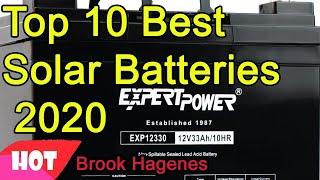 Top 10 Best Solar Batteries on the market 2020 - Must see