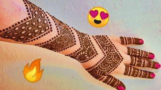 LATEST NEW HENNA MEHENDI DESIGNS 2021 | STYLISH BANGLE BELT STYLE MEHNDI DESIGN FOR BACK HAND