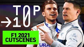 Best Braking Point Cutscenes From F1 2021 | Veloce Top 10