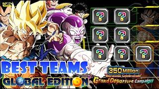 Best Teams Dokkan Battle Global - 350M DL Edition | DBZ Dokkan Battle