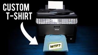 How To Print T Shirts Using A Home Printer and Transfer Paper