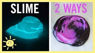 Color Changing & Glow In the Dark SLIME!!!!!