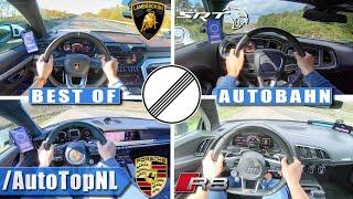 BEST of SUPERCARS on AUTOBAHN (NO SPEED LIMIT!) by AutoTopNL