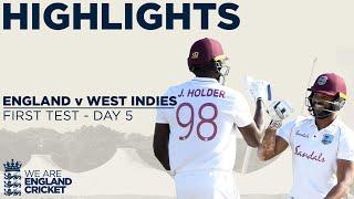 Day 5 Highlights | Windies Win Thrilling Test | England v West Indies 1st Test 2020