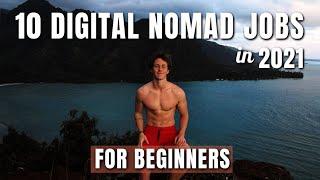 Top 10 DIGITAL NOMAD Jobs in 2021 | FOR BEGINNERS | Work and Travel FULL-TIME!