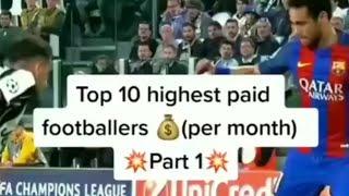 Top 10 Highest Paid Footballers 