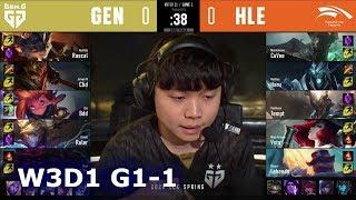 GEN vs HLE - Game 1 | Week 3 Day 1 S10 LCK Spring 2020 | Gen.G vs Hanwha Life G1 W3D1