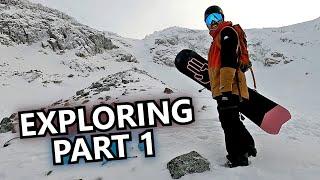 You Can't Fall Here - Snowboard Exploring (Part 1)