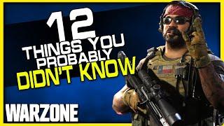 12 Warzone Tips you Probably Didn't Know! | (How to Get Better at Warzone!)