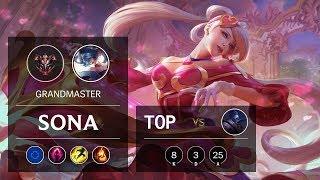 Sona Top vs Jax - EUW Grandmaster Patch 10.2