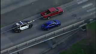 Police use pit maneuver to end chase in south Houston