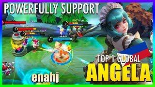 Angela Dove of Love Overpower Support | Top 1 Global Angela by enahj ~ Mobile Legends