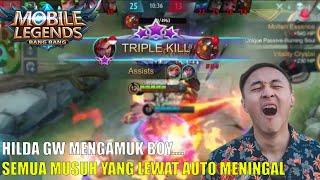 HILDA BKENT BATAL MANIAC DUA KALI WKWKW || MOBILE LEGEND