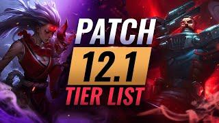 NEW Season 12 BEST Champions TIER List – League of Legends Patch 12.1