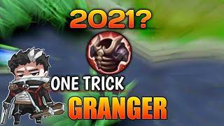 ONE TRICK GRANGER GAMEPLAY 2021 - BEST GRANGER BUILD 2021 - Top Global Granger - AkoBida MLBB