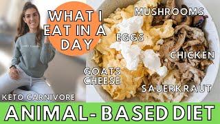 What I Eat in a Day ANIMAL BASED DIET (CARNIVORE-ISH) | Grocery Haul + Overcomplicating Nutrition