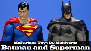 McFarlane Toys Batman and Superman DC Multiverse Action Figure Review