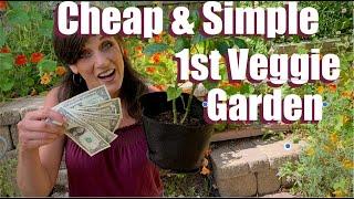 A Cheap & Simple Way to Plant Your First Vegetable Garden / Spring Garden Series #11