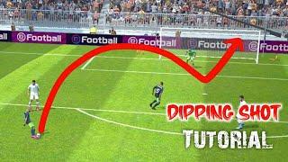 How to Perform a Perfect Dipping Shot In Pes 2020 Mobile | Effective ( Advanced & Classic Control)