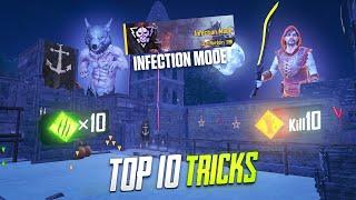 INFECTION MODE Top 10 Tricks  || New Infection Mode in Pubg/Bgmi