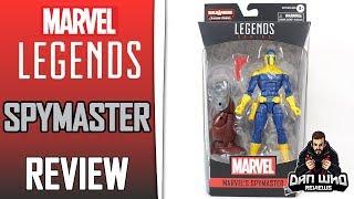 Marvel Legends Spymaster Crimson Dynamo BAF Black Widow Wave Review